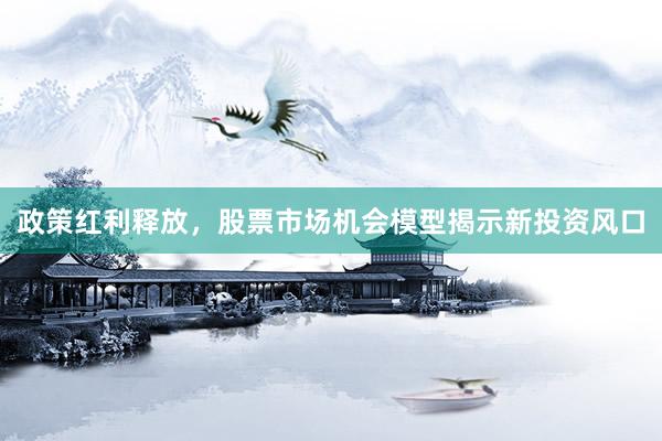政策红利释放，股票市场机会模型揭示新投资风口