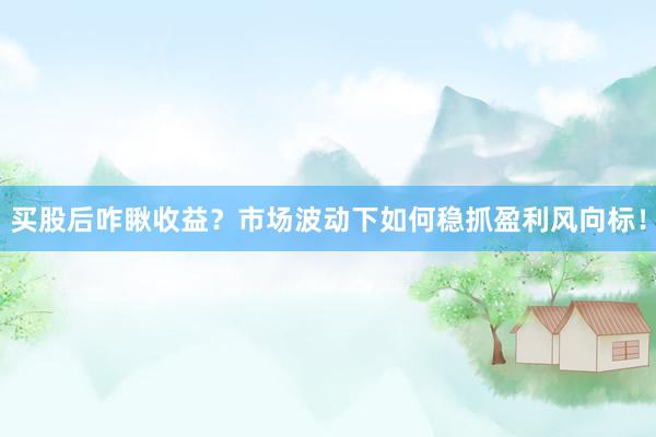 买股后咋瞅收益？市场波动下如何稳抓盈利风向标！